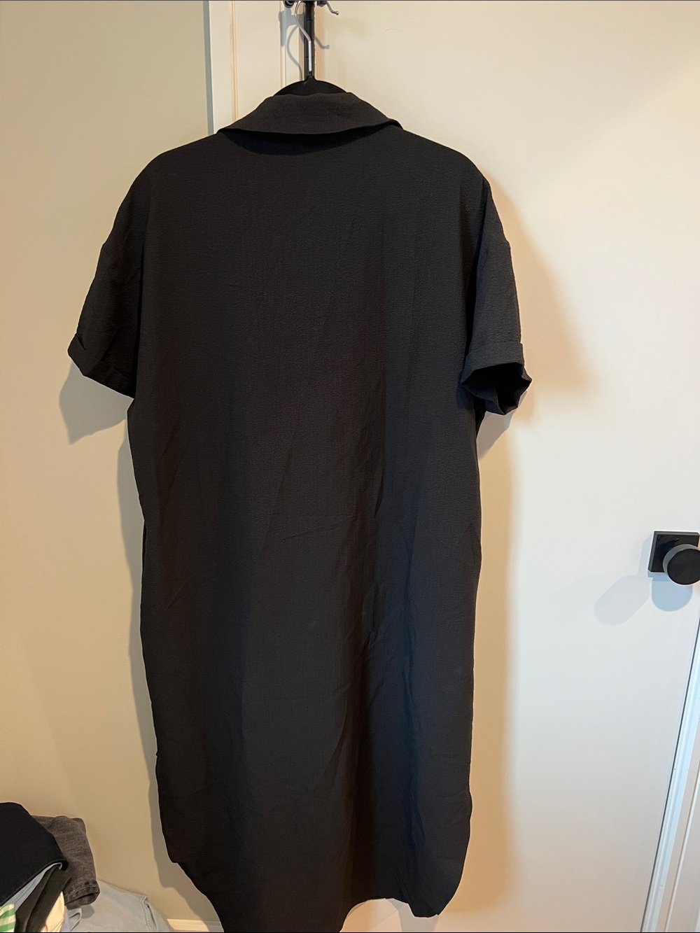 Show Me Your MuMu Black Button-Front Maxi Shirt Dress - Picture 9 of 9